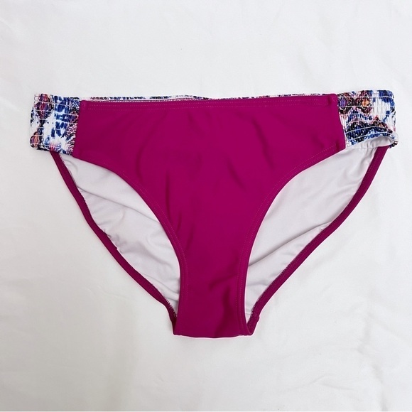 Swimsuits for All Smocked Tie Dye Triangle Bikini Set Size 14/16 - Picture 7 of 10